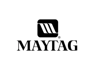 Reparación de refrigeradores Maytag; logo en blanco y negro de la marca