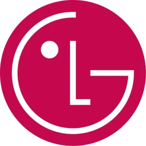 Reparación de secadoras LG; logotipo único de la marca mostrado con color