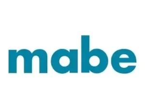 Logo de Mabe. Somos especialistas en la reparación de lavadora Mabe, con servicio garantizado en toda la CDMX.